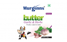 Murginns Butter Garlic & Herbs   Pack  125 grams